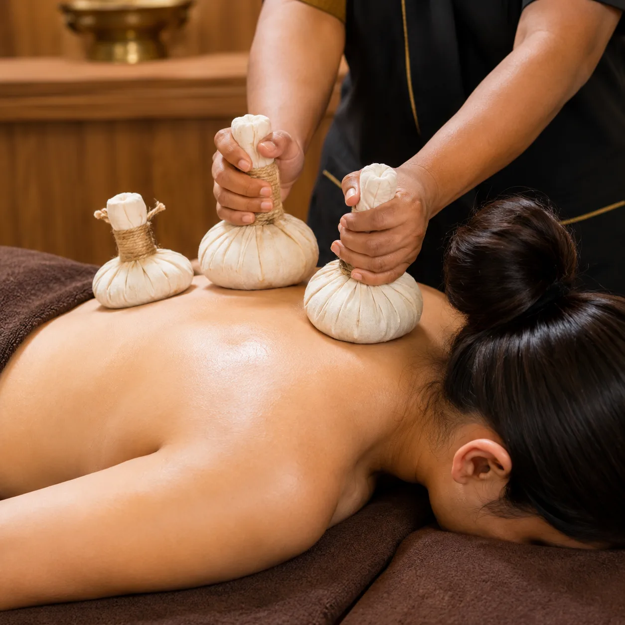 Ela Kizhi — Herbal Leaf Poultice Therapy