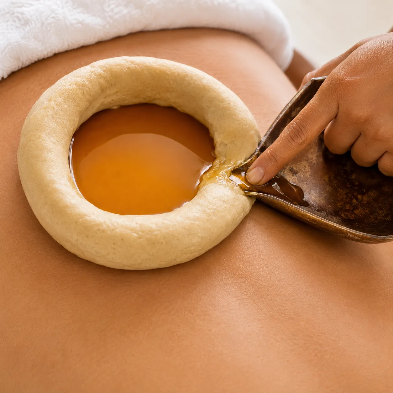 Kati Vasti / Janu Vasti / Greeva Vasti — Localized Oil Retention Therapy